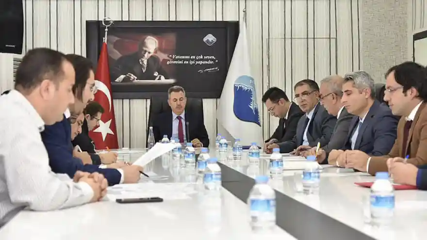 OSB Yönetim Kurulu Toplantısı Vali Elban Başkanlığında yapıldı