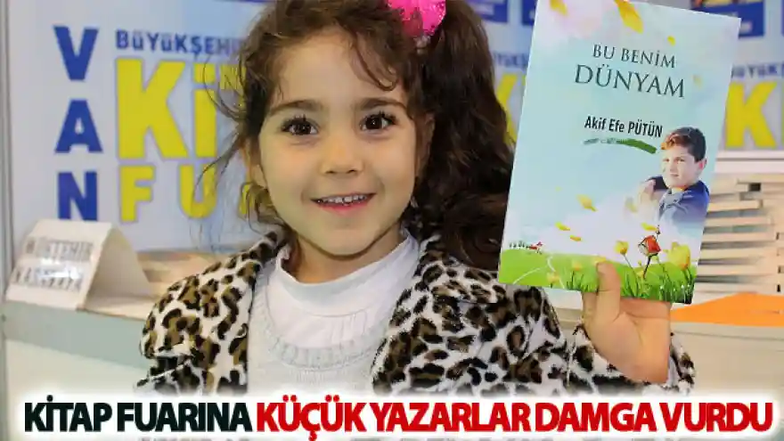 Kitap fuarına küçük yazarlar damga vurdu
