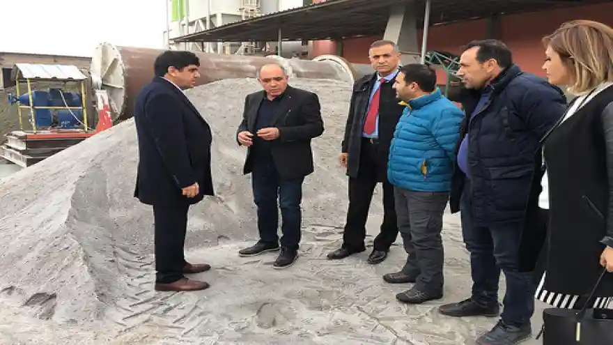 Rektör Alma, Organize Sanayi Bölgesinde İncelemelerde Bulundu