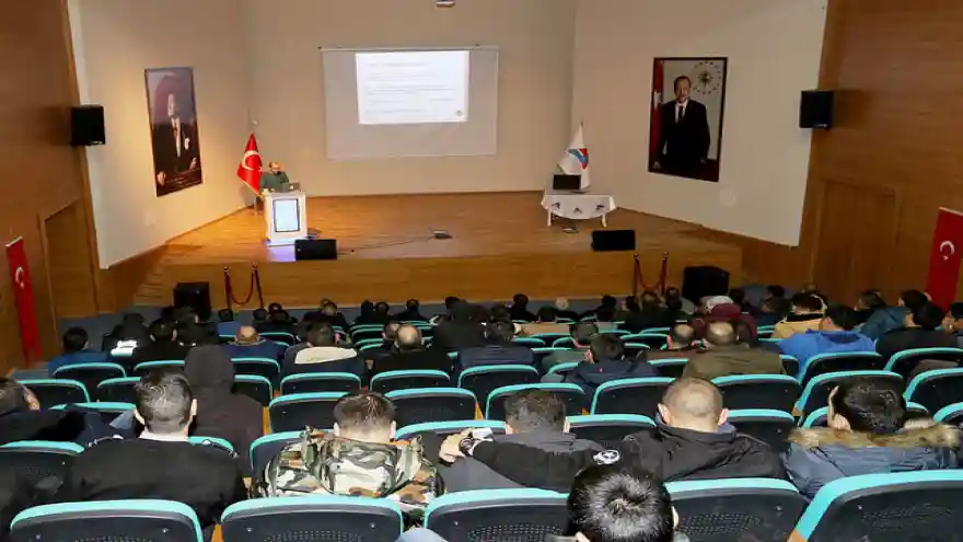 AİÇÜ'de İşçilere Temel İş Sağlığı Eğitimi Verildi