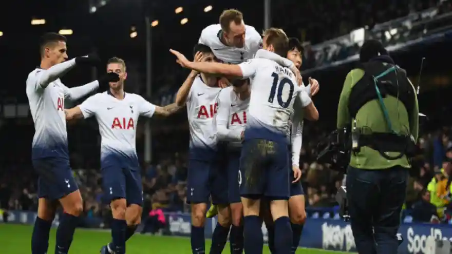 Tottenham'dan Everton deplasmanında 6 gollük şov
