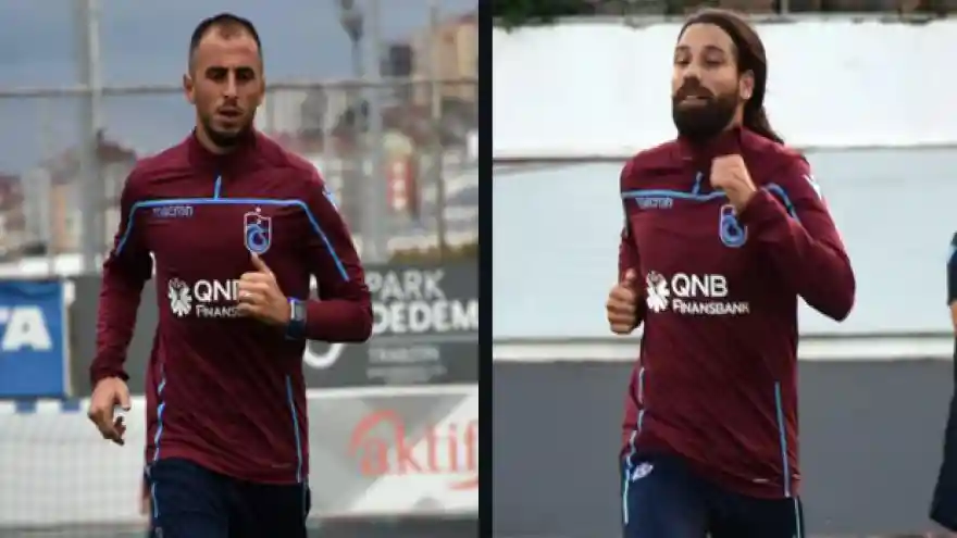 Trabzonspor'da Olcay Şahan ve Zeki Yavru yolcu
