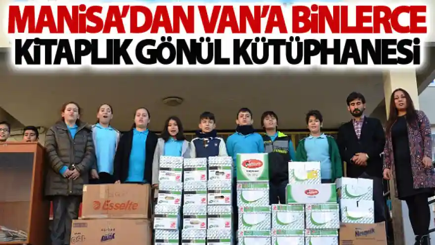 Manisa'dan Van'a binlerce kitaplık gönül kütüphanesi