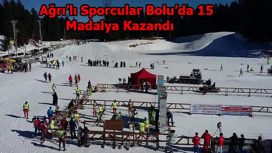 Ağrı'lı Sporcular Bolu'da 15 Madalya Kazandı