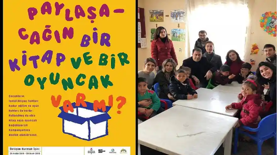 Paylaşacağın Bir Kitap ve Oyuncak Var mı?