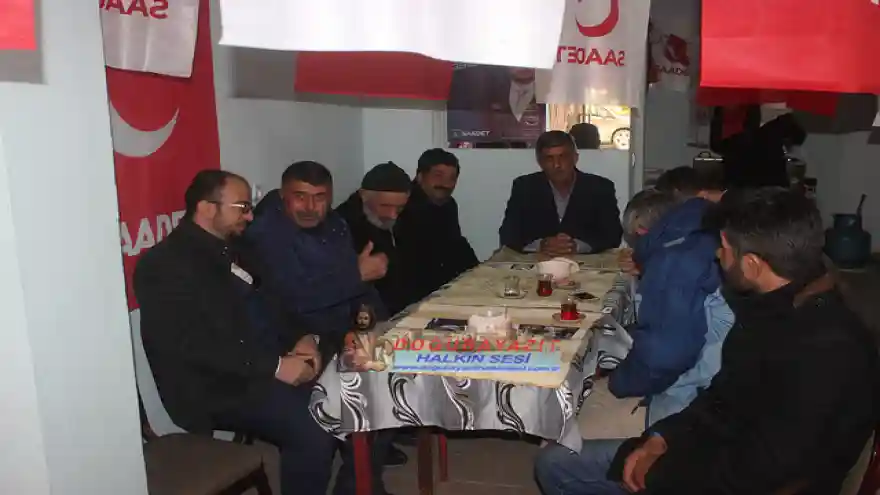 DOĞUBAYAZIT SAADET PARTİSİ BÜRO AÇILIŞINI YAPTI