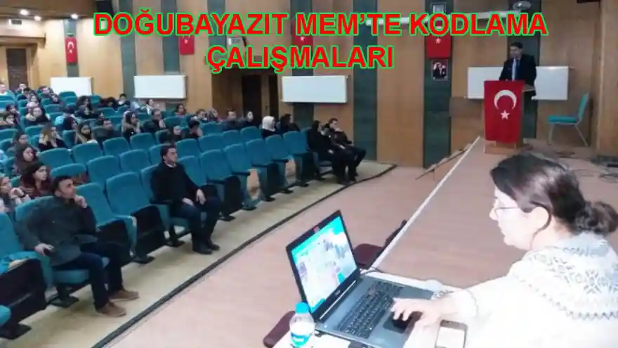 DOĞUBAYAZIT MEM'DE KODLAMA ÇALIŞMALARI