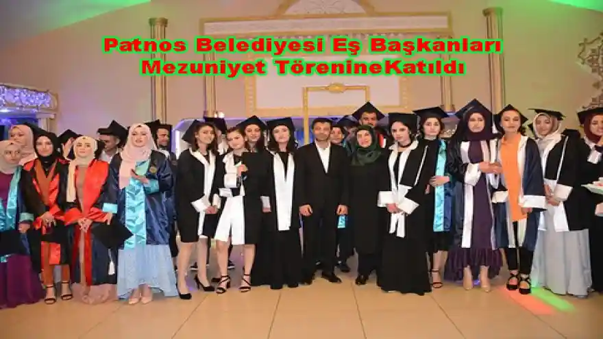 Patnos Belediyesi Eş Başkanları Mezuniyet Törenine Katıldı

