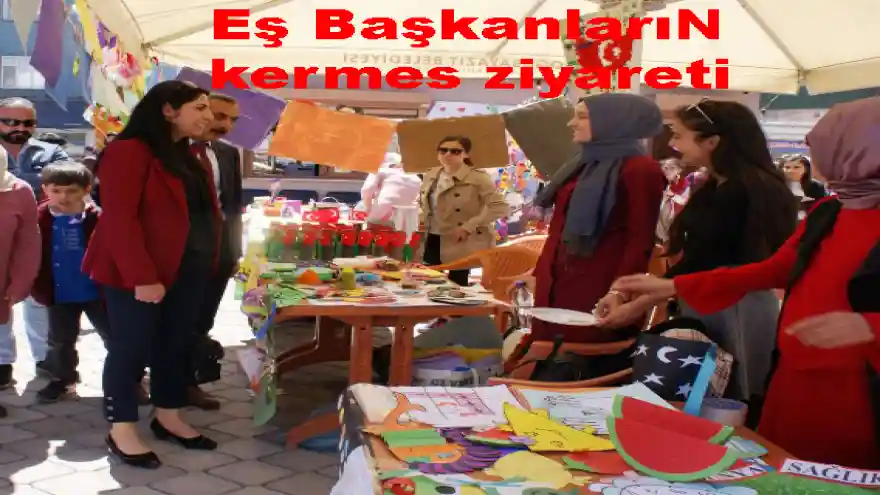 DOĞUBAYAZIT BELEDİYE EŞ BAŞKANLARININ KERMES ZİYARETİ

