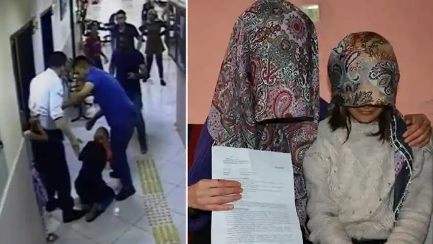 Velayeti Verilen Kızını Almak İçin Adliyeye Giden Kadın, İcra Müdüründen Dayak Yedi!