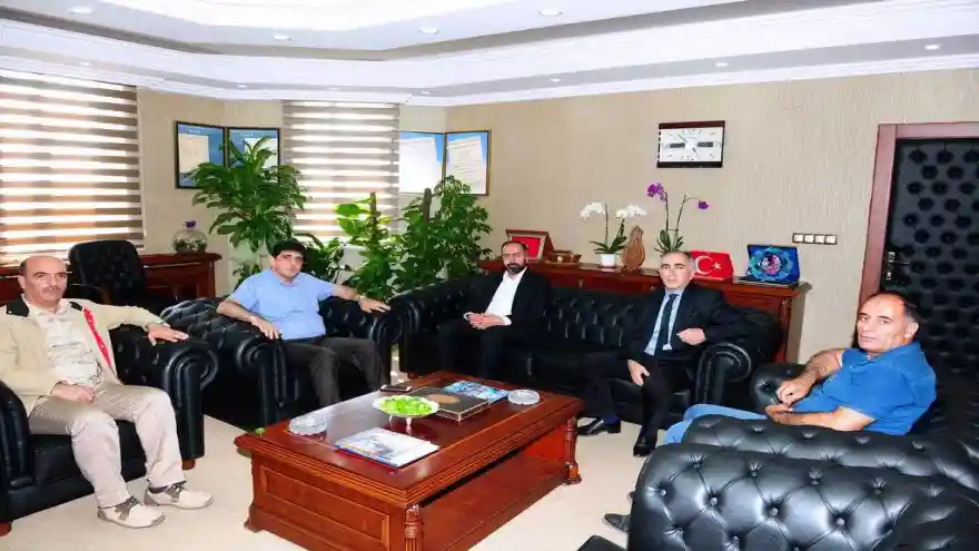 Rektör Alma'dan Van Yüzüncü Yıl Üniversitesi Rektörü Prof. Dr. Hamdullah Şevli'ye Hayırlı Olsun Ziyareti