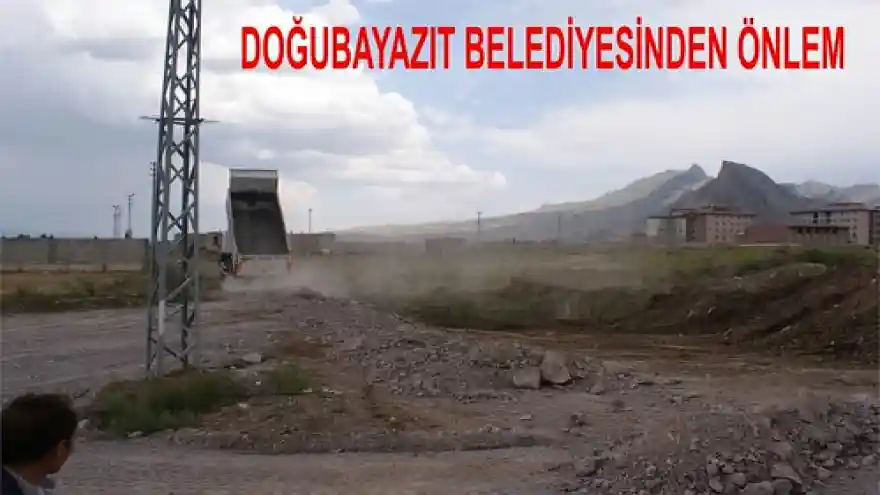 DOĞUBAYAZIT BELEDİYESİNDEN ÖNLEM