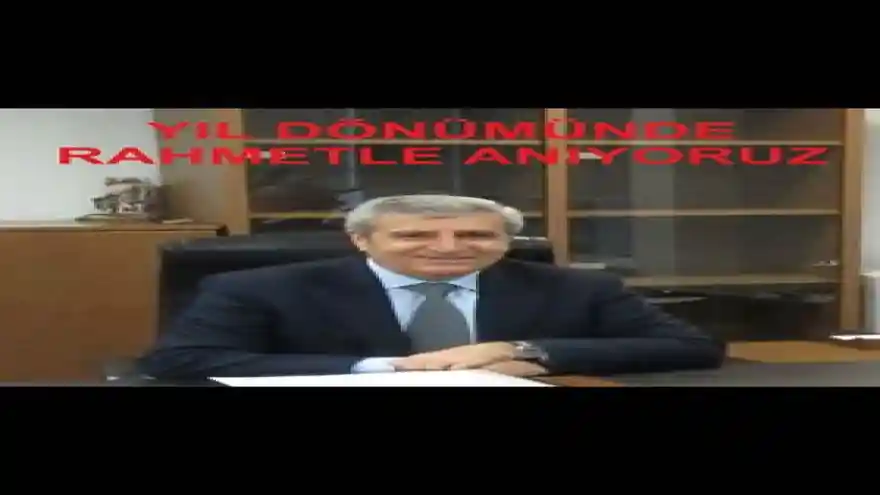 ECZACI RAFET ŞAHİN'İN ARDINDAN