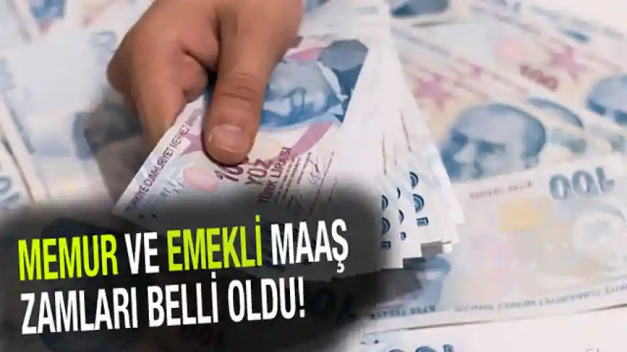 Memur ve emekli maaş zamları 2019 belli oldu! 