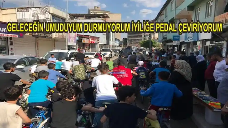 GELECEĞİN UMUDUYUM DURMUYORUM İYİLİĞE PEDAL ÇEVİRİYORUM