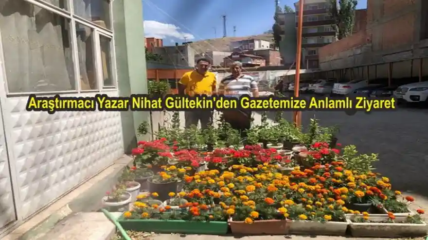 Araştırmacı Yazar Nihat Gültekin'den Gazetemize Anlamlı Ziyaret