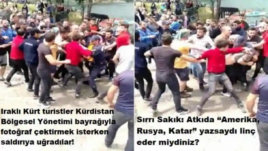 Trabzon'da Kürt Bölgesel Bayrağı Takan Turistlere Linç Girişimi!

