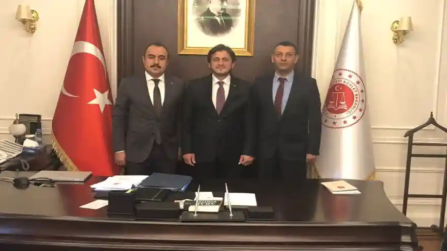 AĞRI BARO BAŞKANI ADALET BAKAN YARDIMCISINA ZİYARET
