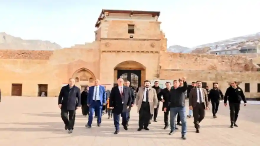 Başkan Ergün İshak Paşa Sarayında