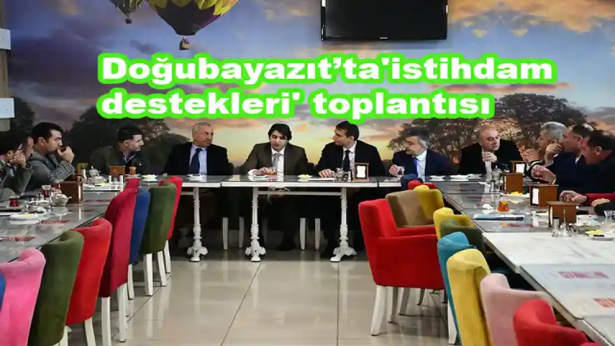 Doğubayazıt'ta'istihdam destekleri' toplantısı

