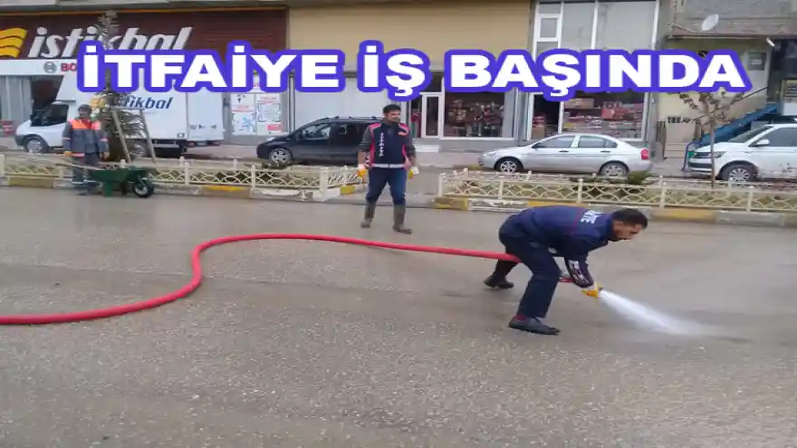 İTFAİYE İŞ BAŞINDA