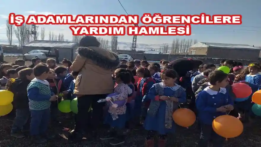 İŞ ADAMLARINDAN ÖĞRENCİLERE YARDIM HAMLESİ