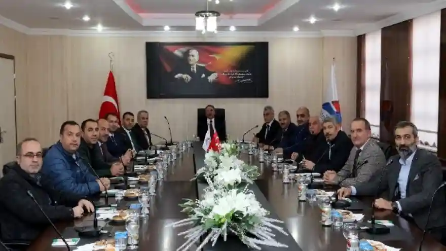 AİÇÜ Rektörü Prof. Dr. Karabulut, ASTOP üyelerini misafir etti