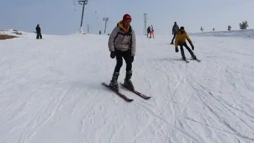 Küpkıran Kayak Merkezi’nde sömestir yoğunluğu