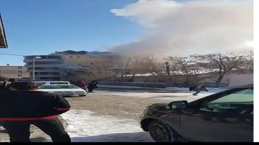 TUTAK ÖĞRETMEN EVİNDE PATLAMA