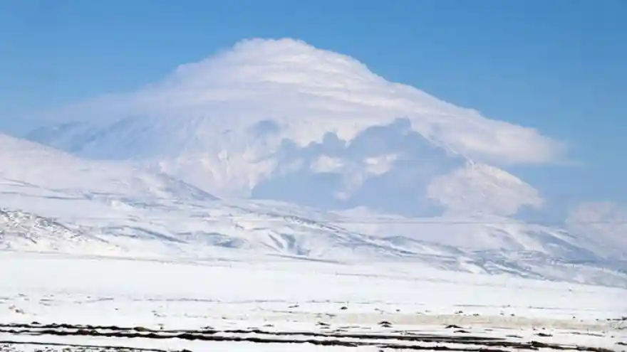 Ağrı Dağı'nda muhteşem görüntü