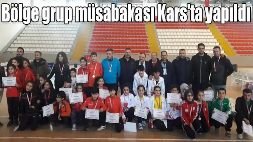 Bölge grup müsabakası Kars'ta yapıldı