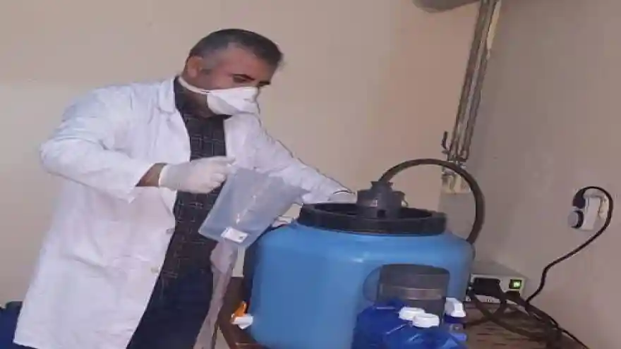 Iğdır Üniversitesi Ürünü Dezenfektanın Seri Üretimine Başlandı