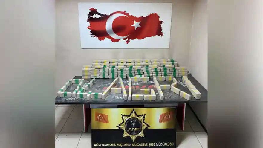  Doğubayazıt'ta yüksek miktarda eroin ele geçirildi