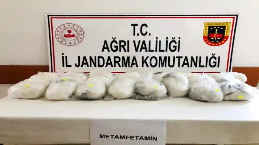 Doğubayazıt'ta 30 kilogram metamfetamin maddesi ele geçirildi