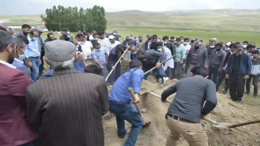 Ağrı da Hüzünlü Veda 