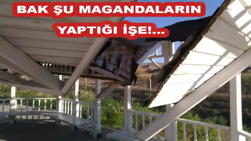 BAK ŞU MAGANDALARIN YAPTIĞI İŞE!...
