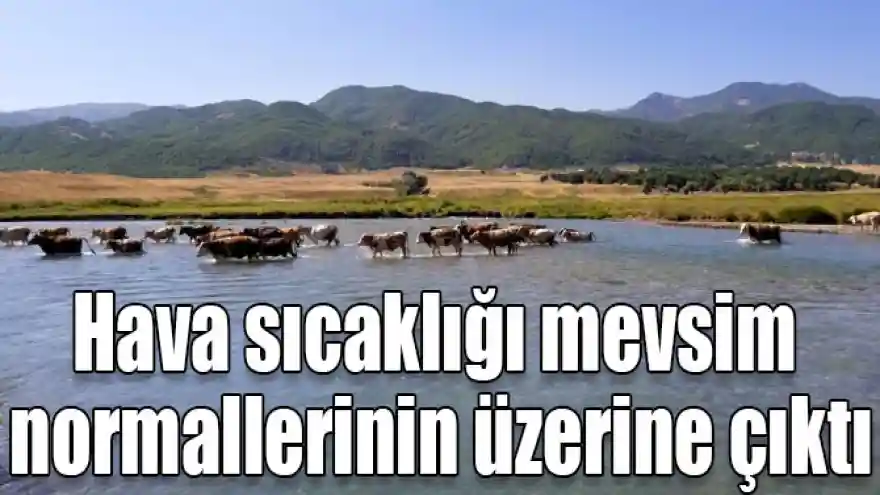 Doğu Anadolu’da hava sıcaklığı mevsim normallerinin üzerine çıktı