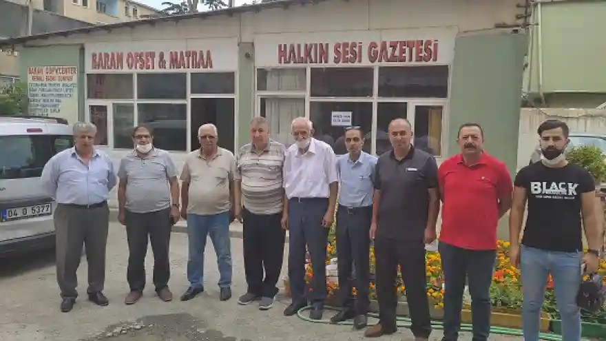 ARAŞTIRMACI- YAZAR KEREM SERHATLI HALKIN SESİ GAZETESİNİ ZİYARET ETTİ