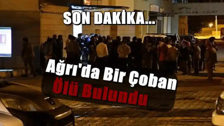 Doğubayazıt’ta bir çoban ölü olarak bulundu