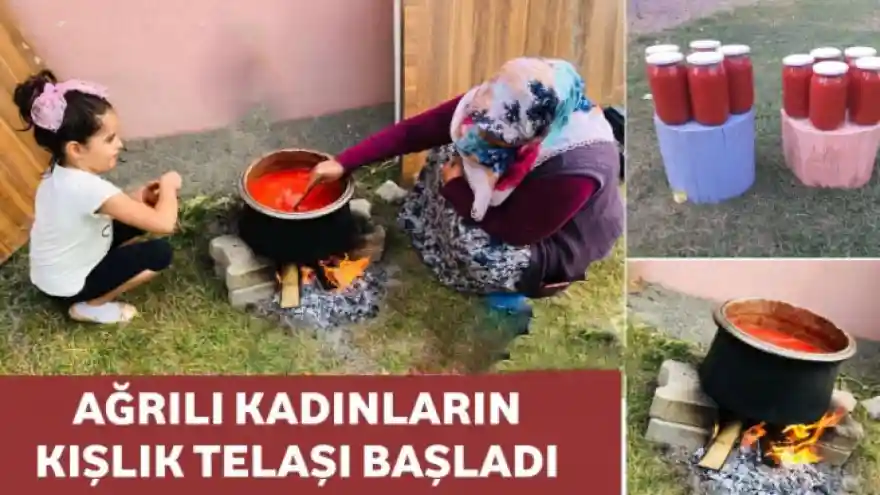 AĞRILI KADINLARIN KIŞLIK TELAŞI BAŞLADI