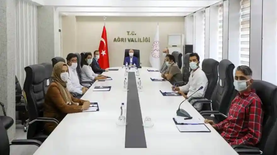 İl Özel İdaresince Yapılan Projelerin Değerlendirildiği Çalışma Grubu Toplantısı Yapıldı