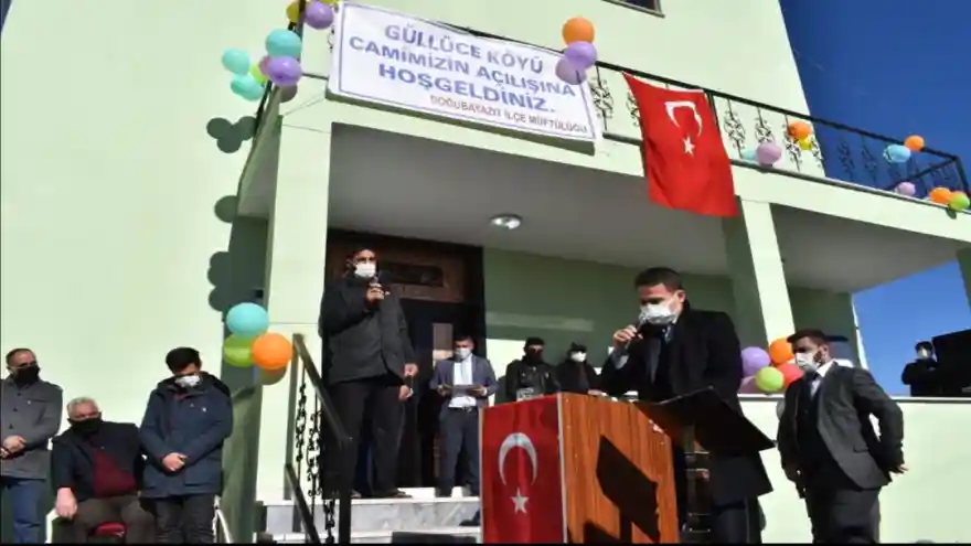 Güllüce köyü Caminin açılışı gerçekleşti 