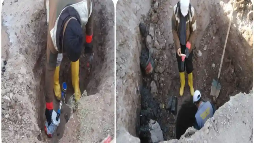 Belediye, 90 'a yakın kanalizasyon bağlantısı ve su patlağını onararak rekor bir çalışmaya imza attı