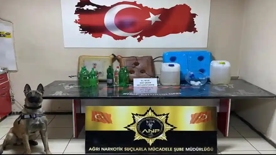 İki İran TIR'ında 91 Kilo 860 gram Sıvı Metamfetamin maddesi Yakalandı