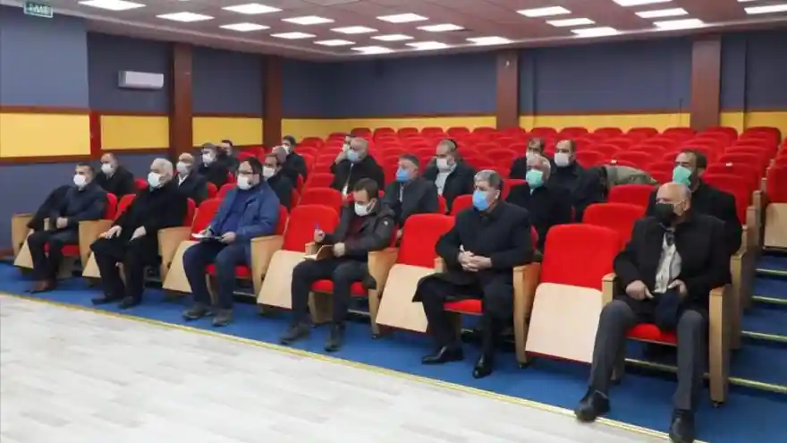 Muhtarlarla toplantı yapıldı