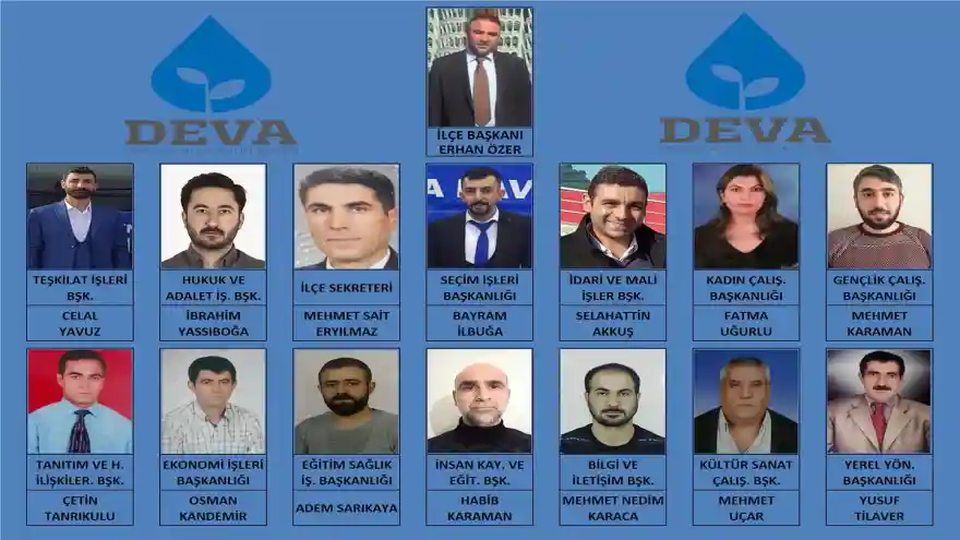 Doğubayazıt DEVA Partisi İlçe Teşkilatı Görevlendirmesi yapıldı