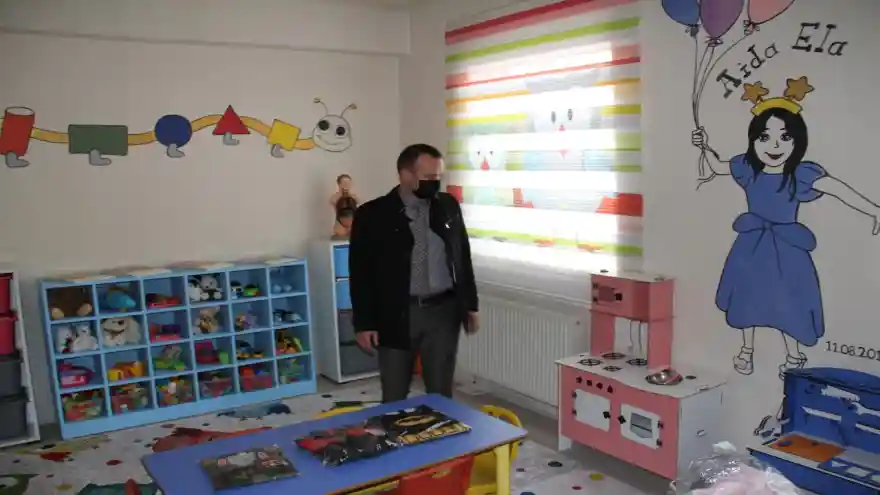 Hamur Özdirek İlkokulu anasınıfı ve öğretmenler odası açılışı yapıldı