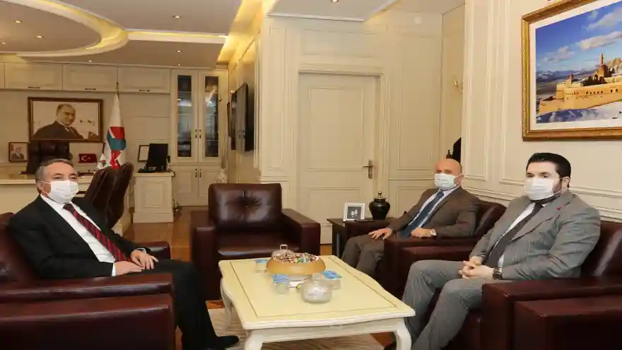 Vali ve Belediye Başkanından Rektör Prof. Dr. KARABULUT’u ziyaret