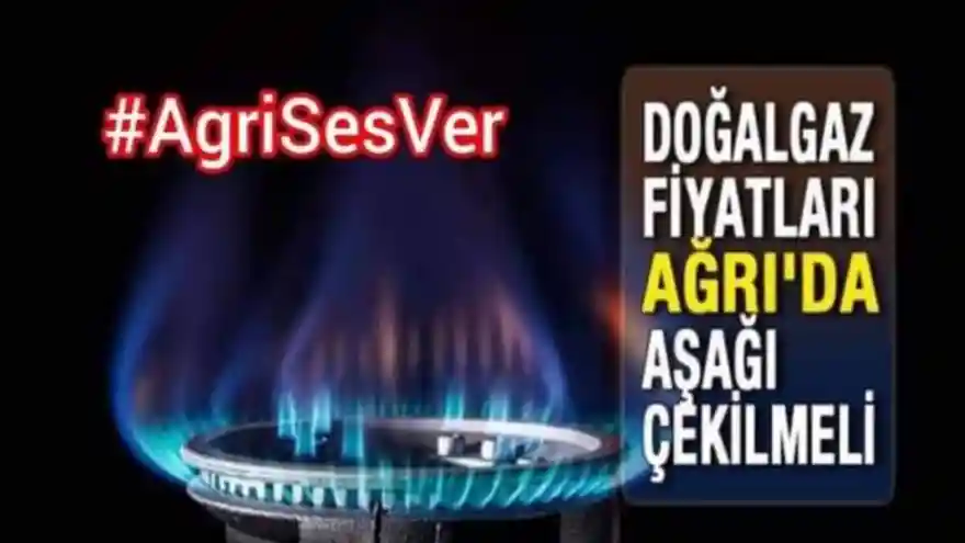 Ağrı'da Doğalgaz Fiyatlarına Tepki Devam Ediyor