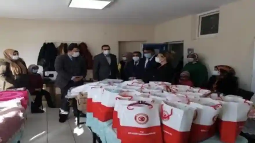 Diyadin Kaymakamı ve Belediye Başkanı Balcı, kursları ziyaret etti